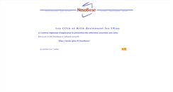 Desktop Screenshot of nosobase.chu-lyon.fr