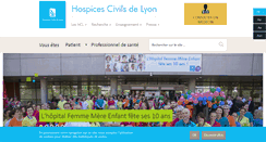 Desktop Screenshot of chu-lyon.fr